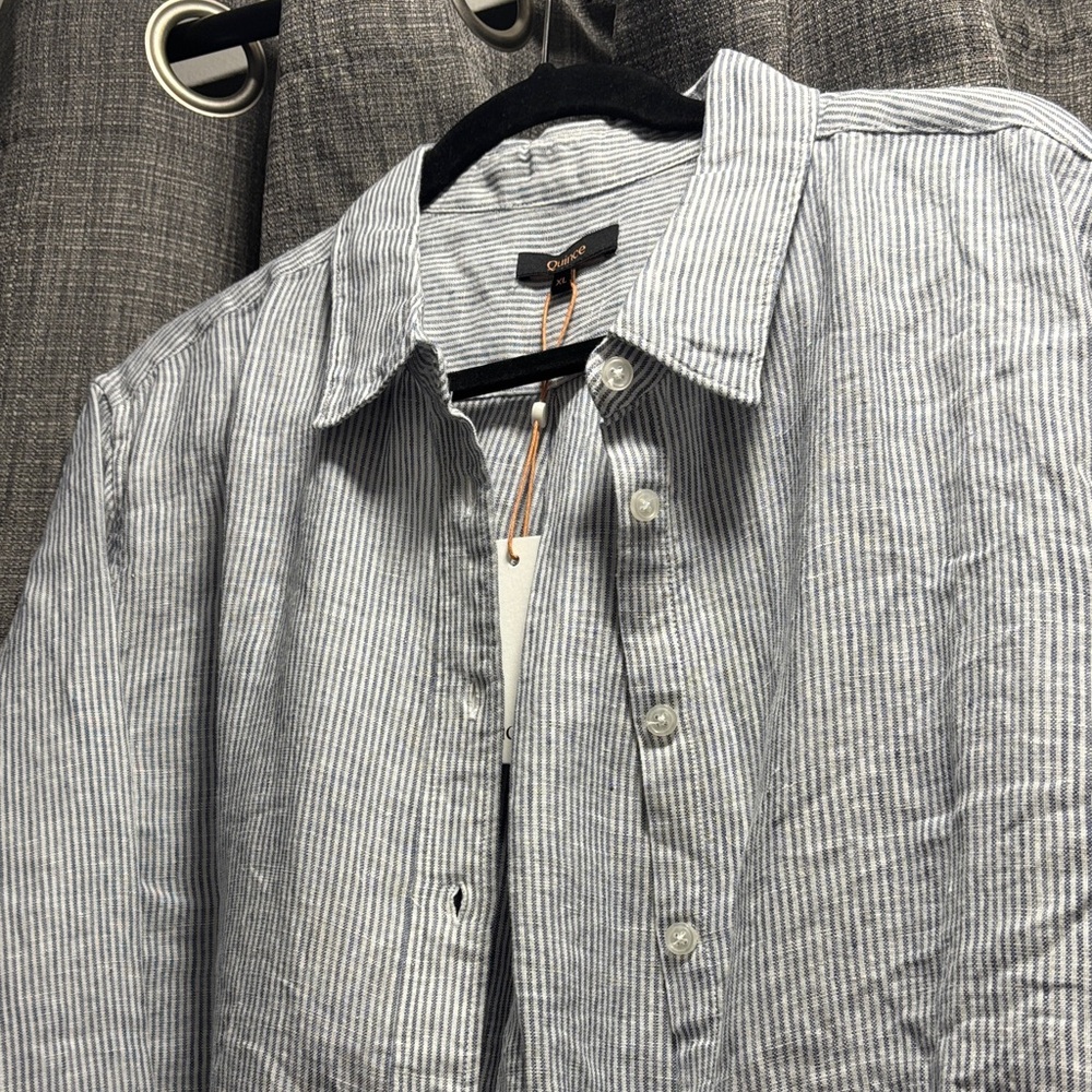 Quince Striped Linen Shirt